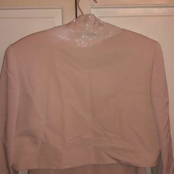 Hand Beaded Couture Gown Set - Picture 3 of 7